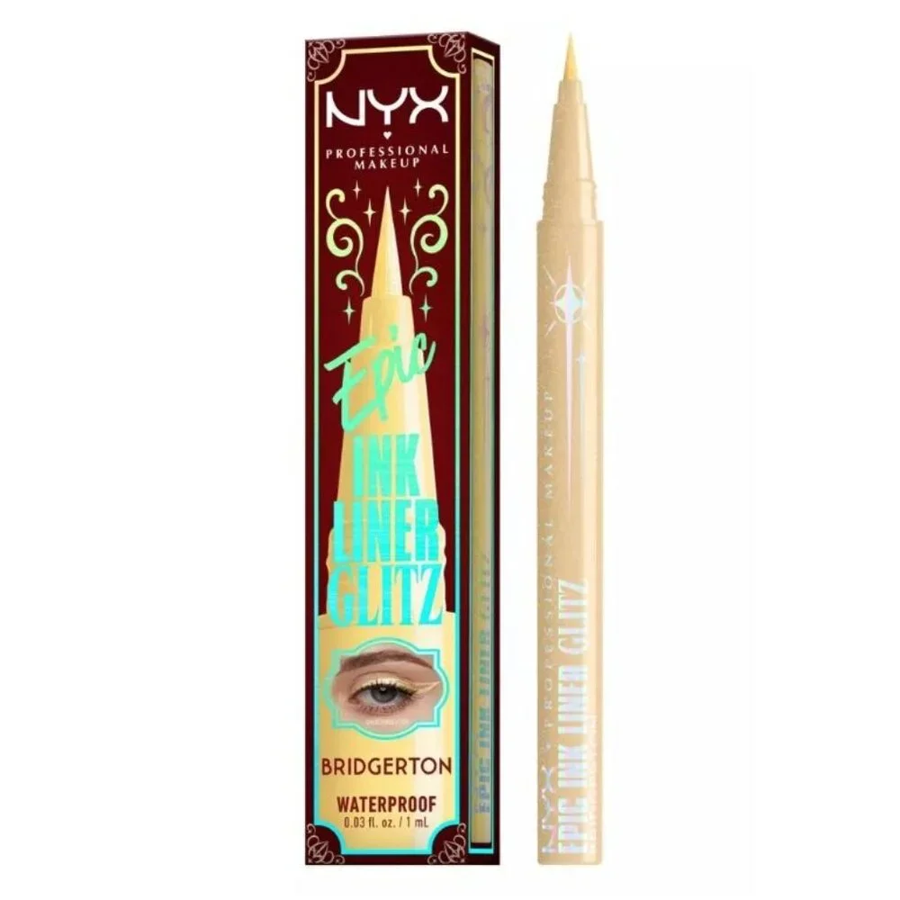 NYX Professional Makeup Bridgerton Waterproof Metallic Eyeliner Set Of 2